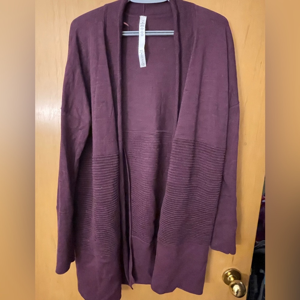 Ladies lululemon cardigan sweater